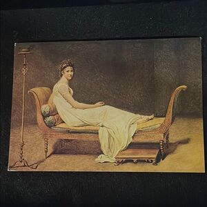 Portrait of Madame Récamier Art Print Postcard